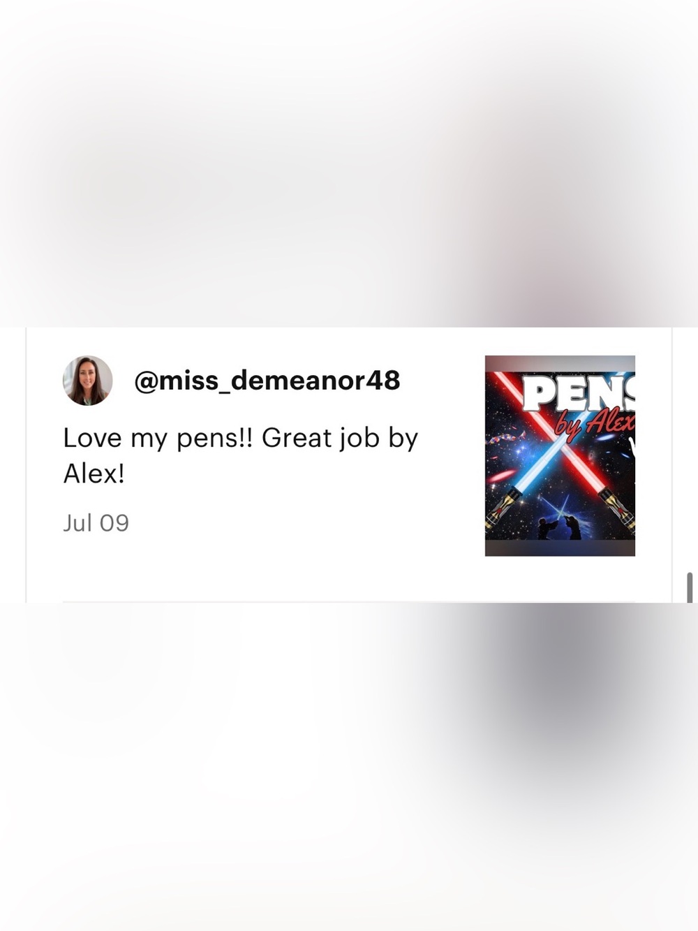 Pens By Alex - Darth Vader (4 ink colors in 1 pen) - Picture 6 of 8